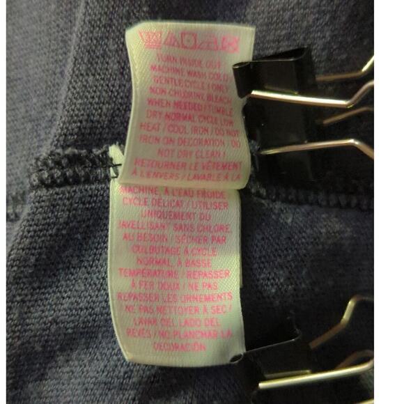 VS Pink Top Blue Athletic Shirt Long Sleeve Neutral Woman's Size Small - Picture 10 of 13